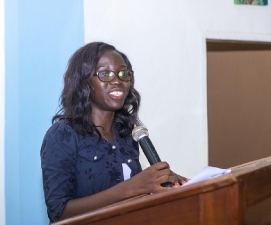 Joan Akos Tsahey, First female MSC criminology student in Ghana